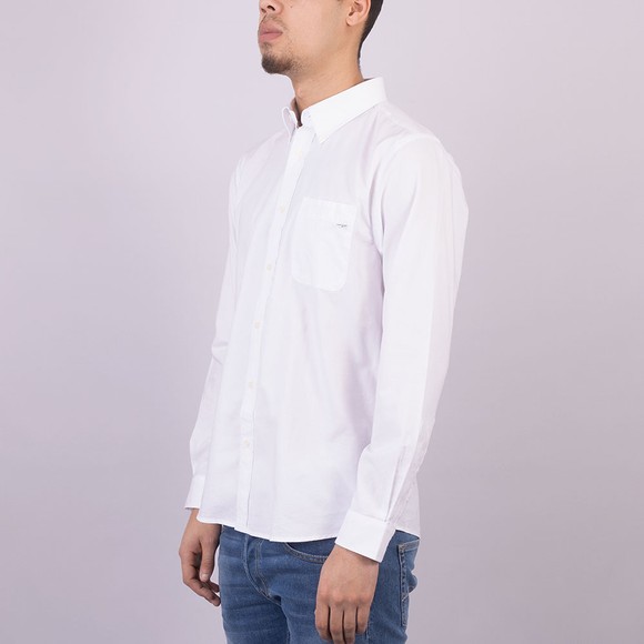 Pretty Green Mens White Icon Oxford Shirt main image