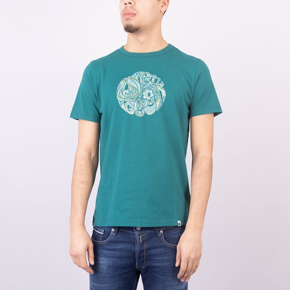 Pretty Green Itchycoo Paisley Logo T-Shirt Masdings