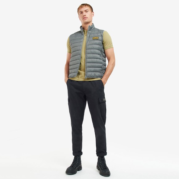 Barbour International Mens Grey Racer Reed Gilet main image