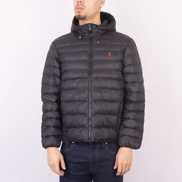 Polo Ralph Lauren Mens Black Terra Hooded Packable Jacket #2