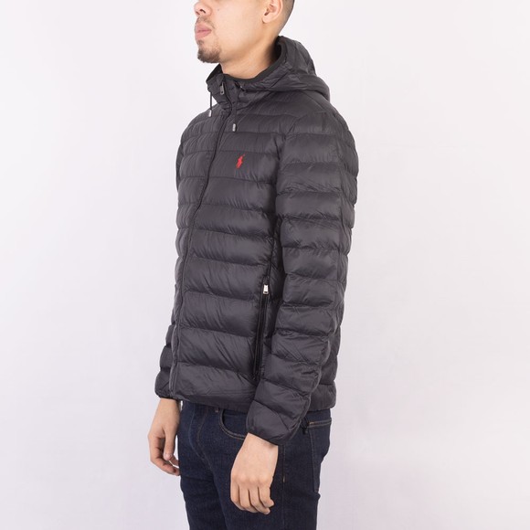 Polo Ralph Lauren Mens Black Terra Hooded Packable Jacket #3