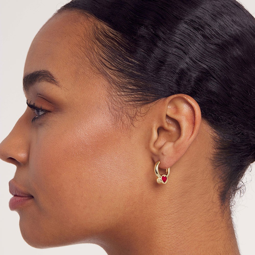 ted baker gold hoop earrings