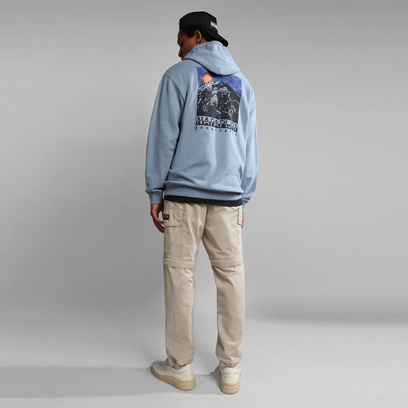 Napapijri Mens Blue Mataje Hoodie main image