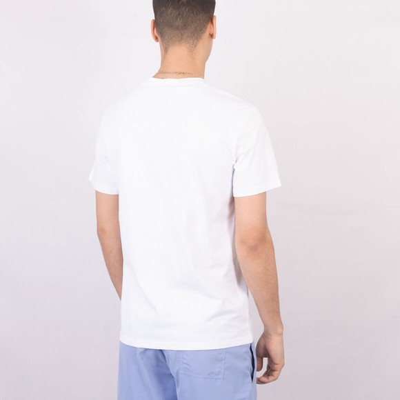 BOSS Bodywear Mens White Centre Logo Regular T Shirt main image