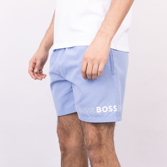 BOSS Bodywear Mens Blue Dolphin Swim Short main image