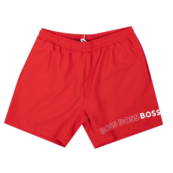 BOSS Bodywear Mens Red Dolphin Swim Short main image