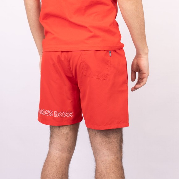 BOSS Bodywear Mens Red Dolphin Swim Short main image