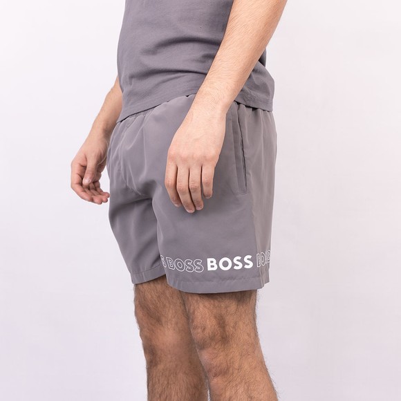 BOSS Bodywear Mens Grey Dolphin Swim Short #3