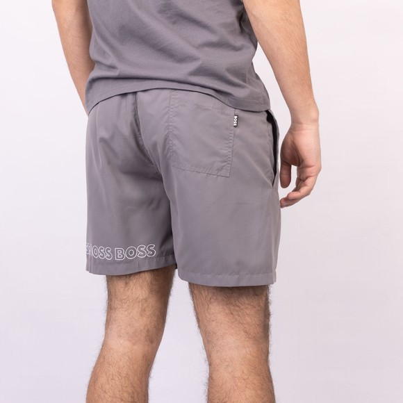BOSS Bodywear Mens Grey Dolphin Swim Short #4
