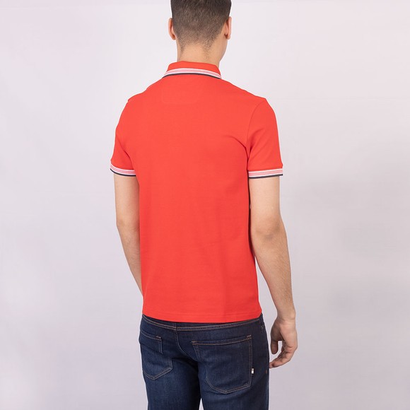 BOSS Mens Red Athleisure Paddy Polo Shirt main image