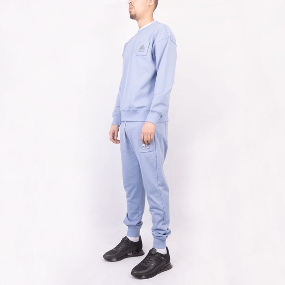 Moose Knuckles Mens Blue Brooklyn 2 Crew Sweatshirt #5