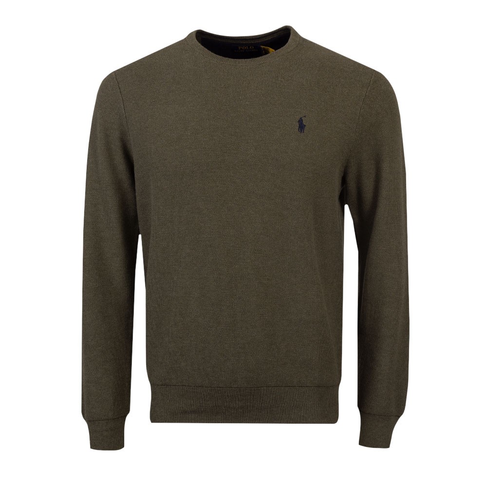 Mens Waffle Crew Neck Sweatshirt