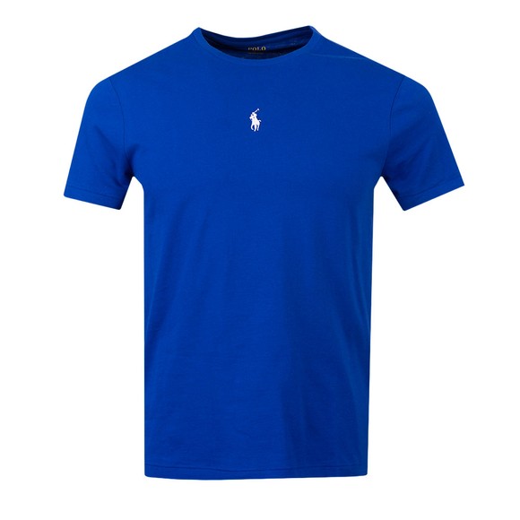 Polo Ralph Lauren Mens Blue Slim Fit Centre Logo T Shirt #1