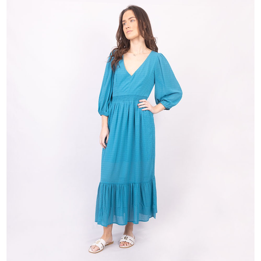French Connection Cora Tiered Midi Dress | Oxygen Clothing