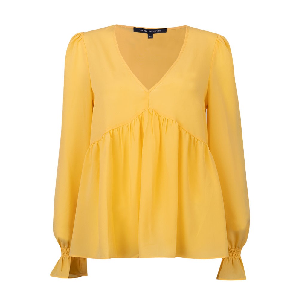 Crepe Light V Neck Top