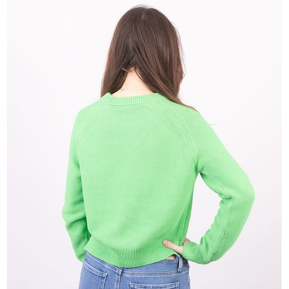 French Connection Womens Green Lily Mozart Crew Jumper main image