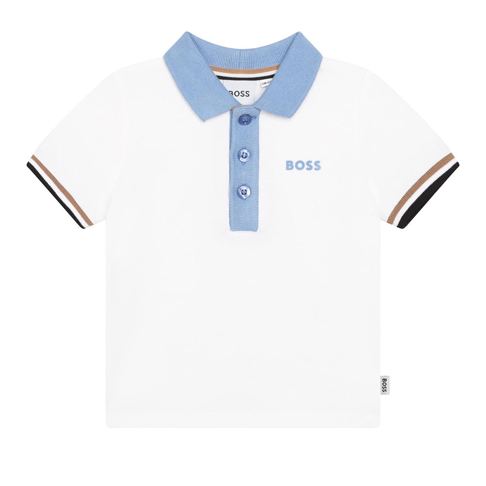 Boss Baby Boys Polo In Offwhite 1 main image 0