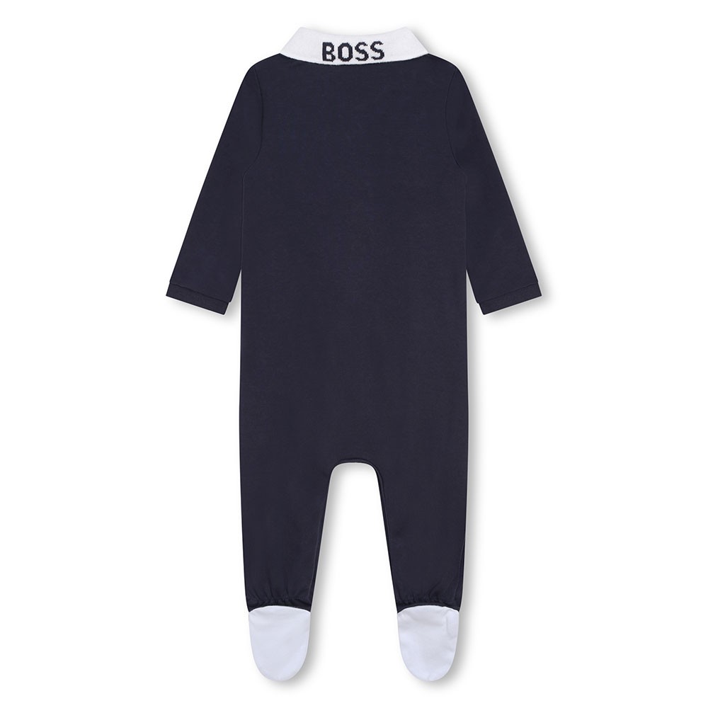 BOSS BABY BOY NAVY BABYGROW J53041