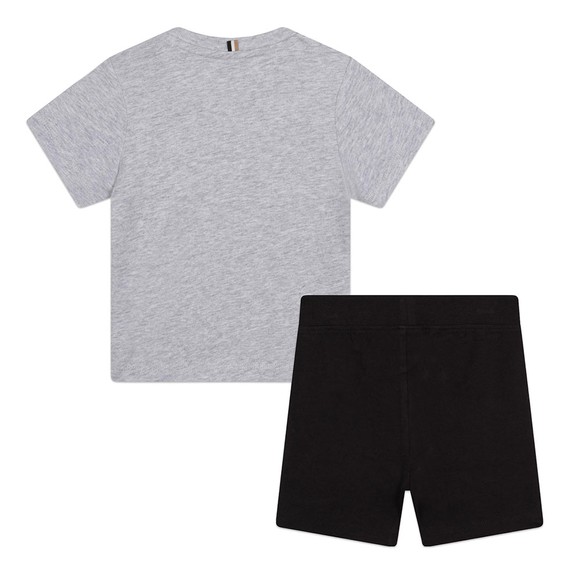 BOSS Baby Boys Grey J08080 T Shirt & Short Set main image