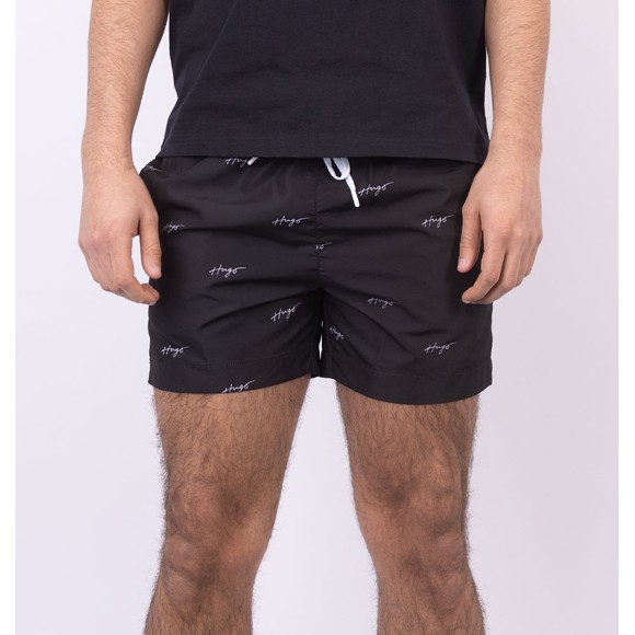 HUGO Mens Black GOAT Swim Short #2