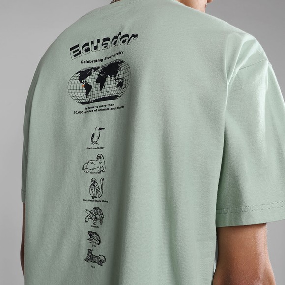 Napapijri Mens Green Paradise T-Shirt main image