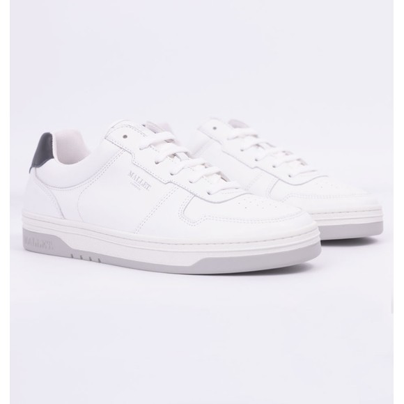 Mallet Mens White Bentham Court Trainer main image