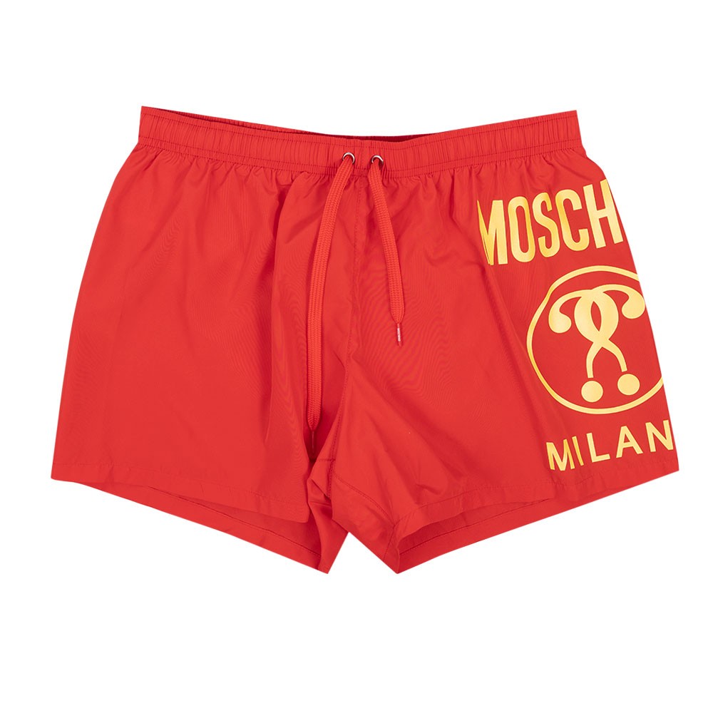 Mens Double Question Mark Swim Short