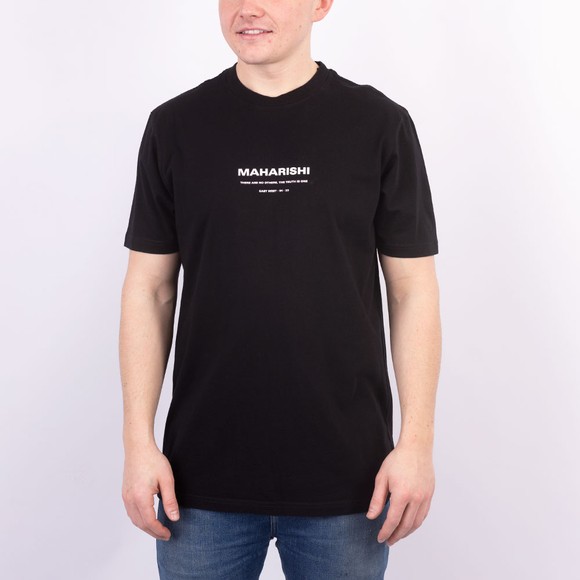 Maharishi Mens Black Yin Yang Rabbit T-Shirt main image