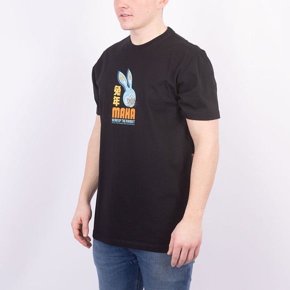 Maharishi Mens Black Year Of The Rabbit T-Shirt main image