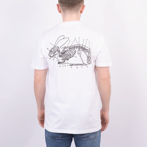 Maharishi Mens White Rabbit Bones T-Shirt