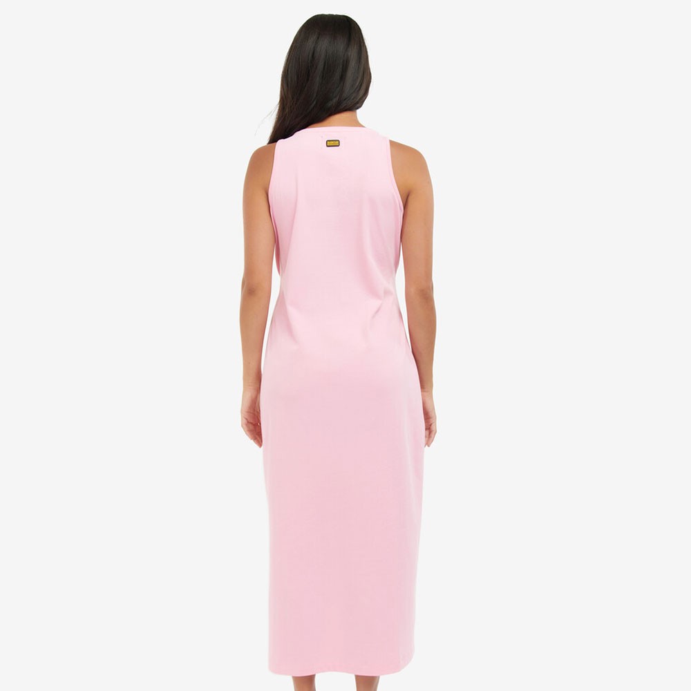 barbour pink dress Barbour BARBOUR FARM RIO ALICE LONG SLEEVE MAXI DRESS - Day dress - olive/multi-coloured/olive