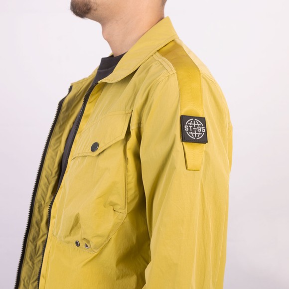 ST95 Mens Yellow Ballute Overshirt #3