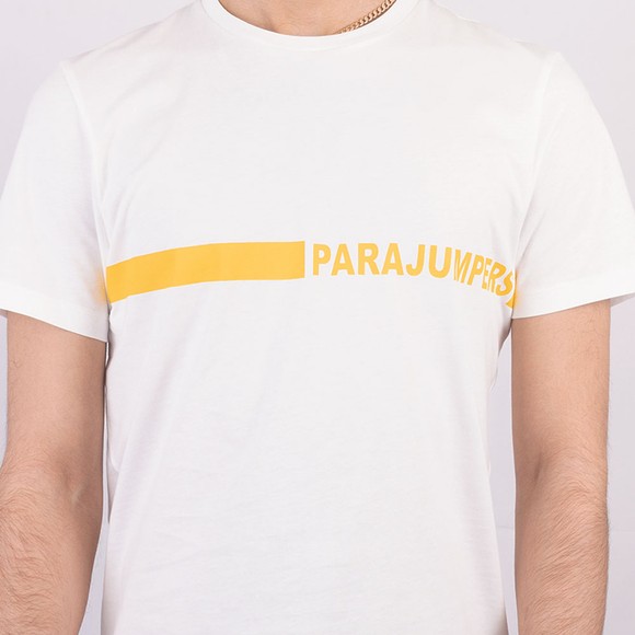 Parajumpers Mens White Space T-Shirt main image