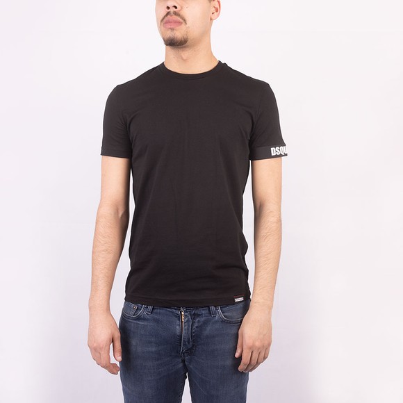 Dsquared2 Mens Black Single Armband T Shirt main image