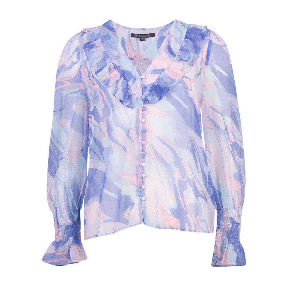 Dalla Recy Hallie LS V Neck Top