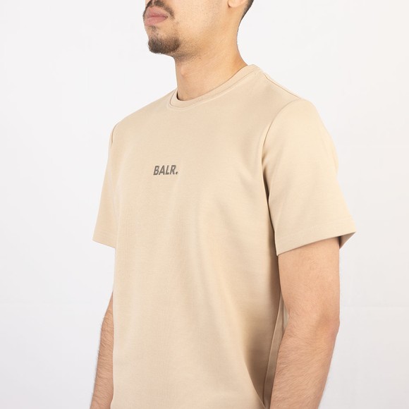Balr Mens Beige Q Series Straight T Shirt #4