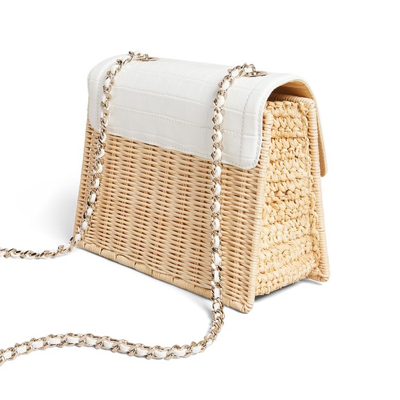 Ted Baker Jaylisi Imitation Croc Basket Bag Oxygen Clothing