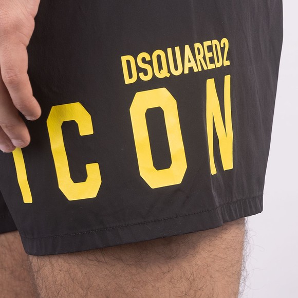 Dsquared2 Mens Black Icon Swimshort main image