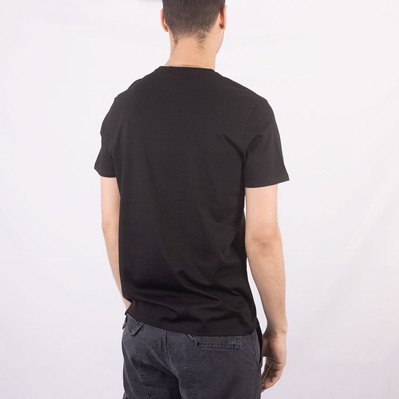 Sandbanks Mens Black Rubber Badge Logo T-Shirt main image
