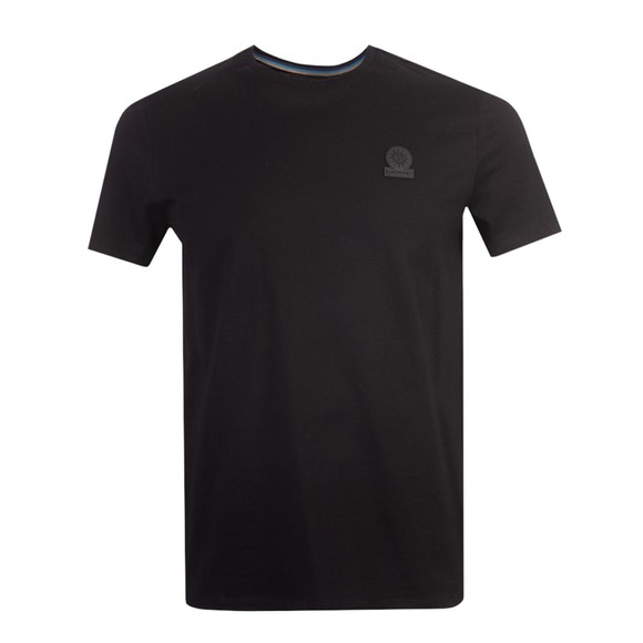 Sandbanks Mens Black Rubber Badge Logo T-Shirt main image