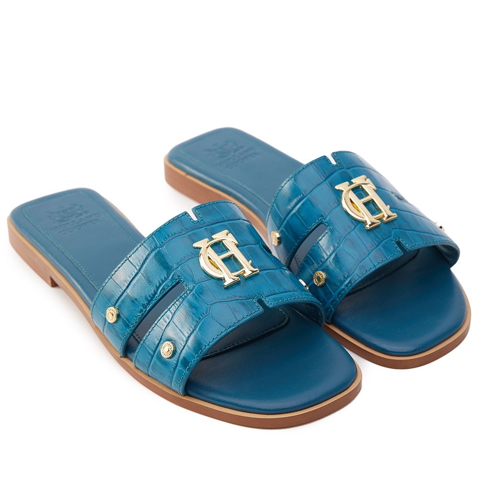 Holland Cooper Monogram Slides | Oxygen Clothing