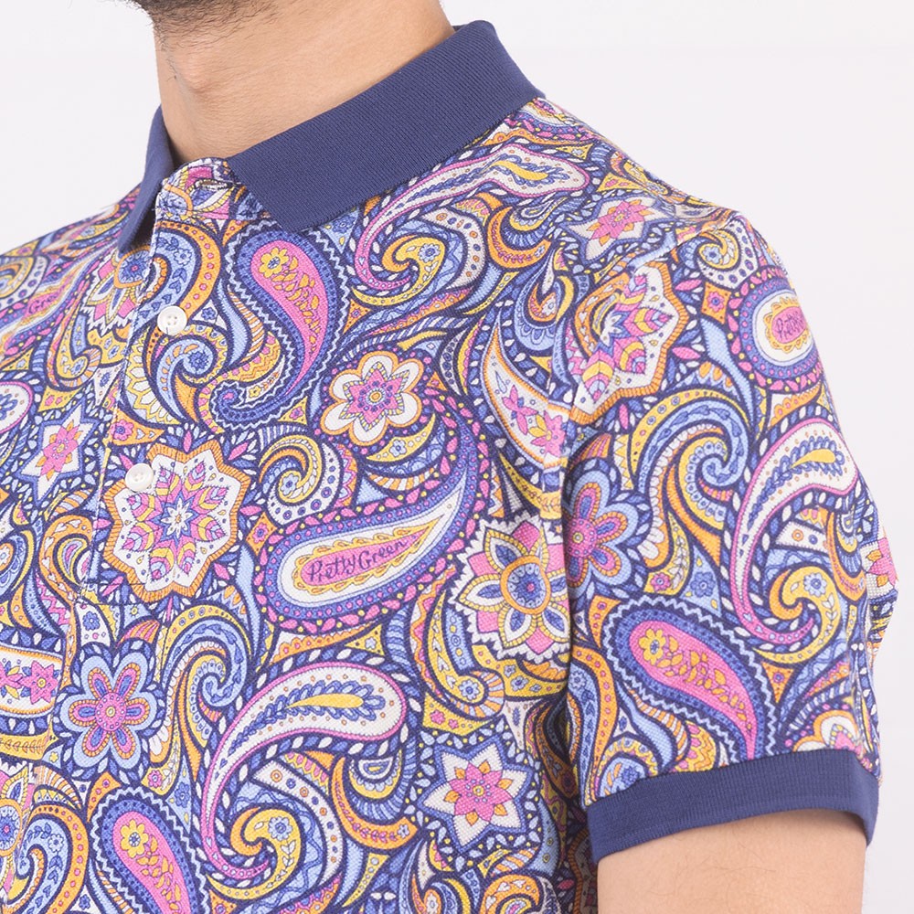 Pretty Green Festival Paisley Polo Masdings