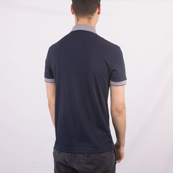 BOSS Mens Blue Athleisure Paddy 1 Tipped Polo #3