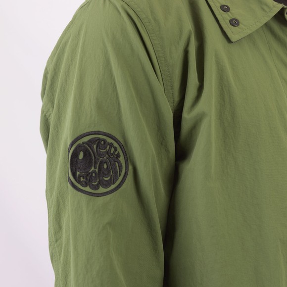 Pretty Green Mens Green Heaton Overshirt main image