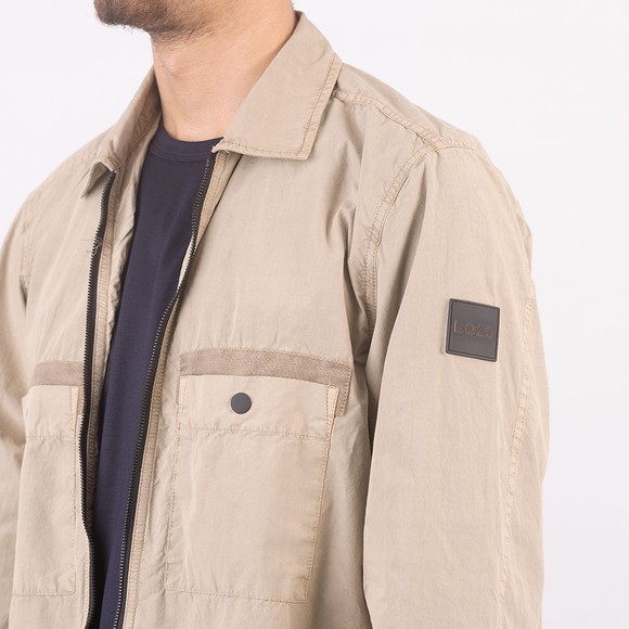 BOSS Mens Brown Casual Lebold Overshirt #4