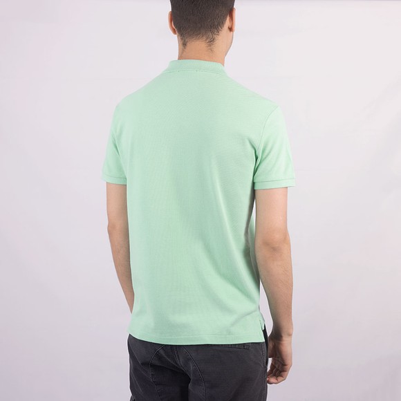 Polo Ralph Lauren Mens Green Custom Slim Fit Short Sleeve Polo Shirt #3