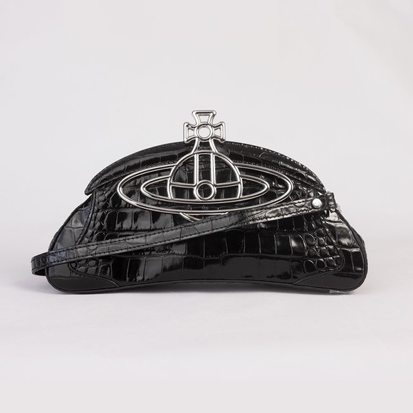 Vivienne Westwood Womens Black Amber Clutch #1