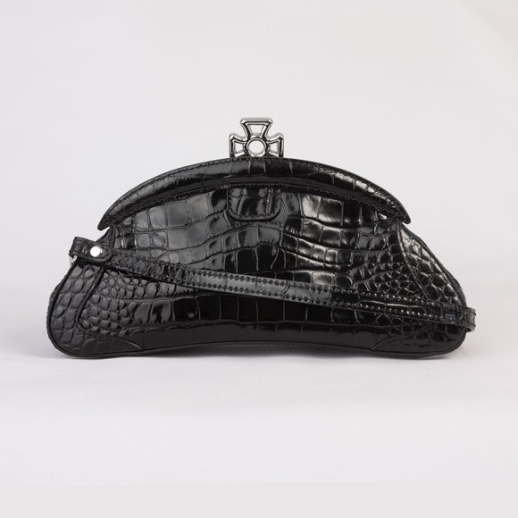 Vivienne Westwood Womens Black Amber Clutch #3