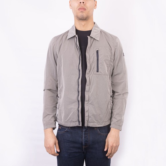 Paul & Shark Mens Grey Nylon Overshirt #2