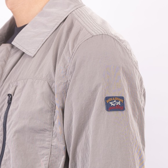 Paul & Shark Mens Grey Nylon Overshirt #3